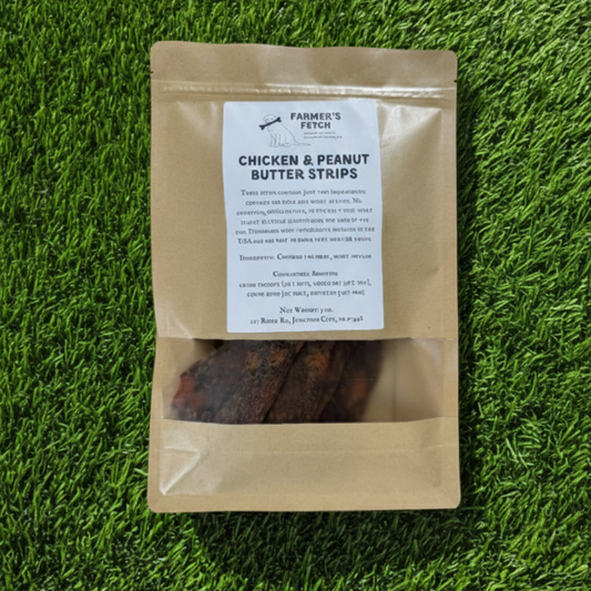 Chicken & Peanut Butter Strips (Bag)