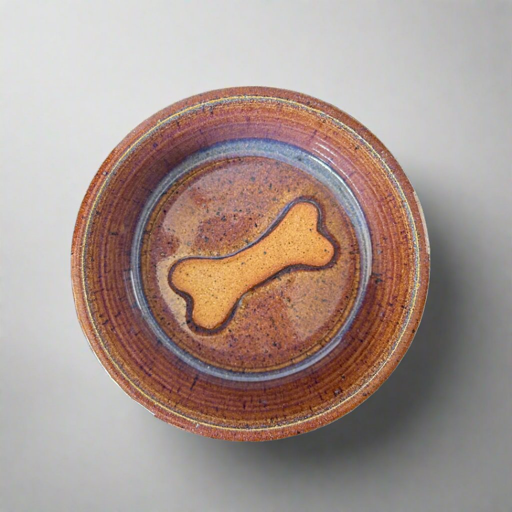 Ceramic Dog Bowl - Galactic Rose