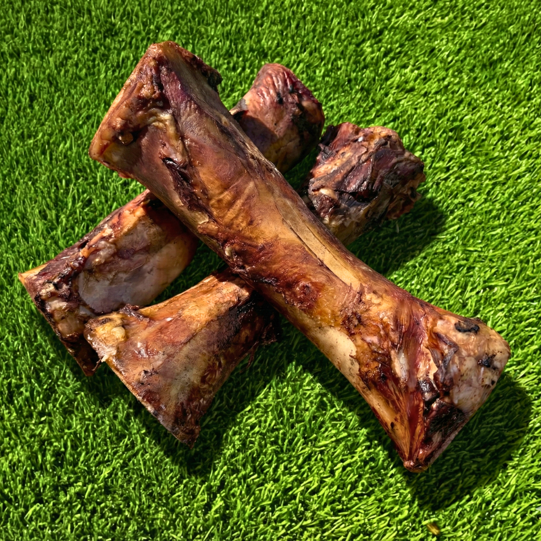 XXL Beef Marrow Bones | 9” long | (Pack)