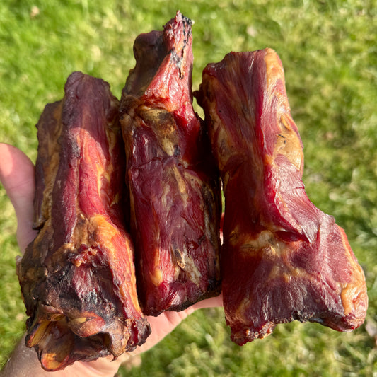 3-PACK | Meaty Lamb Necks, 5-6” long (Small & Medium Dogs Only)