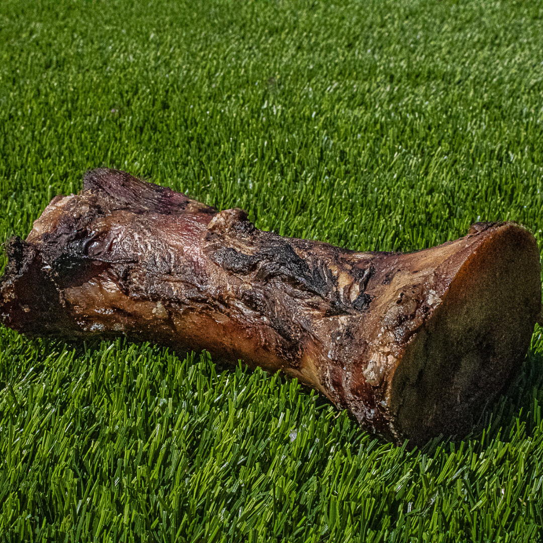 Smoked large beef marrow bones