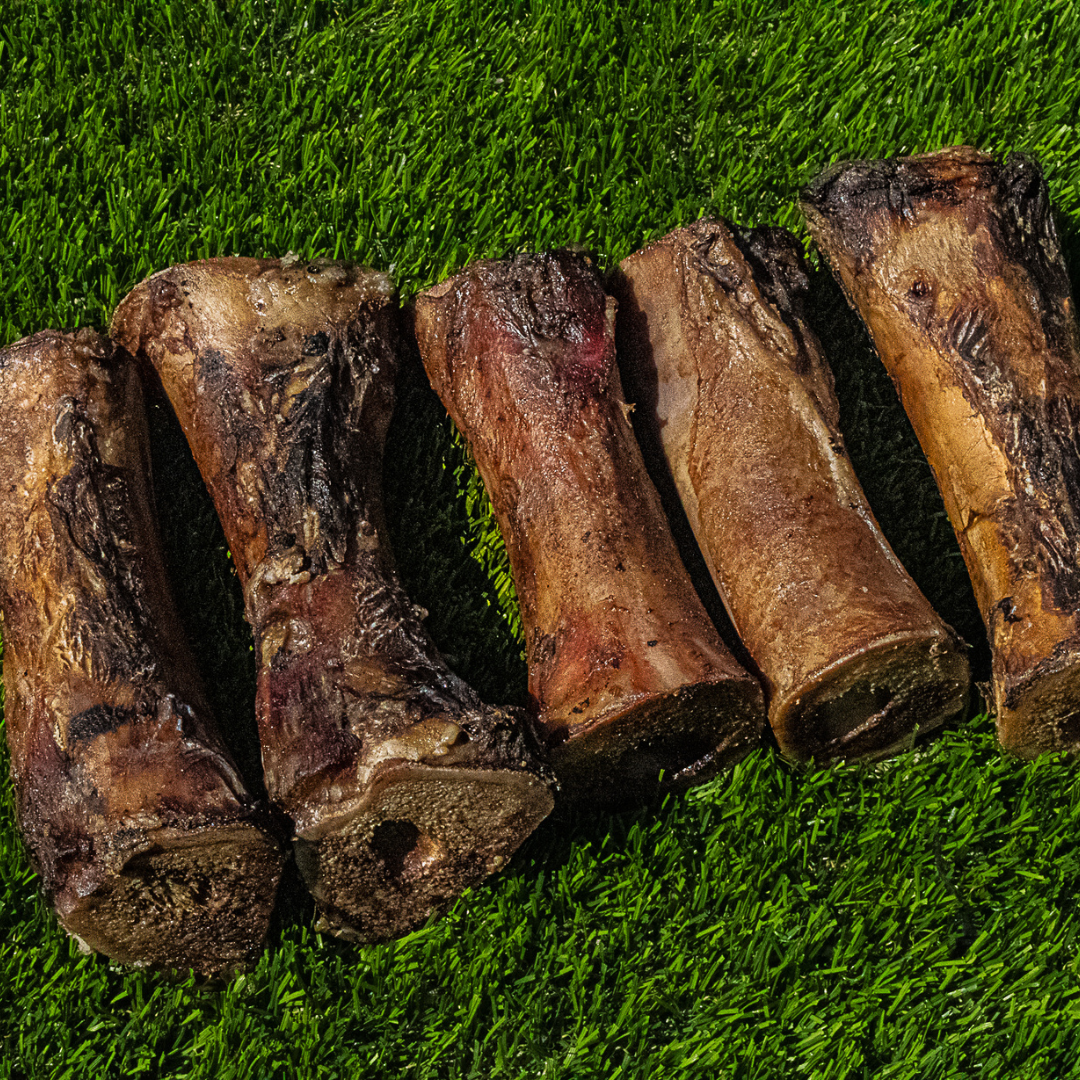 Smoked large beef marrow bones