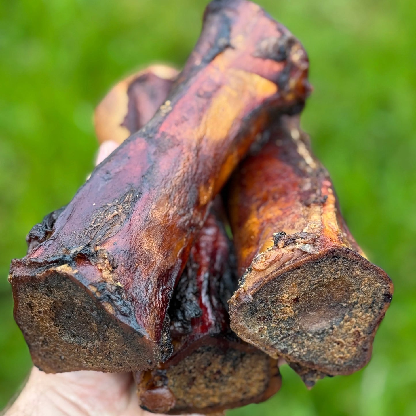 Smoked large beef marrow bones