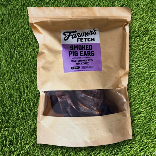 Smoked Pig Ears | 4-6” long | (Pack)